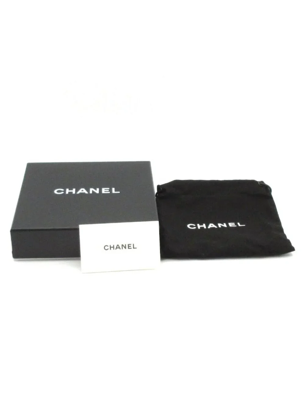 Chanel Necklace Silver Ivory Long CC Logo